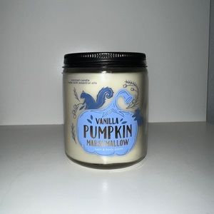 COPY - BBW Single Wick Candle Vanilla Pumpkin Marshmallow